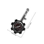 High-Precision Mechanical Tire Pressure Gauge with Black Protective Case Small Vehicle Tire Air Gauge Tool for Car Pressure Replacement and Monitoring - Image 9