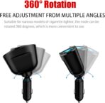 Car Cigarette Lighter Splitter, 2-Socket Cigarette Lighter Adapter with LED Voltmeter, Dual USB QC3.0 Type-C 20W PD Fast Car Charger, 12V/24V Splitter Adapter for Smart Phone GPS Dash Cam - Image 4