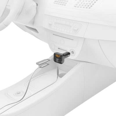 Hama FM Transmitter fürs Autoradio mit AUX, USB und Kfz Ladegerät (Auto Adapter für Zigarettenanzünder Buchse mit 3,5 mm Klinken Anschluss und 2 USB Anschlüssen für USB Stick und Zum Laden) Schwarz - Image 5