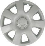 Upgrade Your Auto Set of Four 15' Silver Hubcap Wheel Covers for Toyota Camry 2002-2004 (Push-on) - Image 3