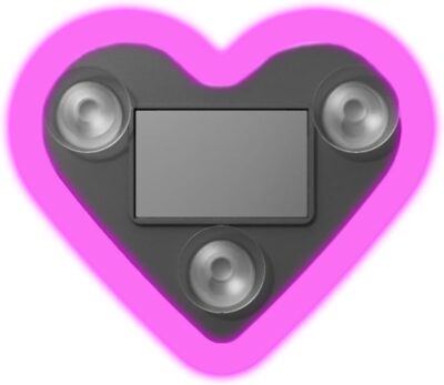 LED Atmosphere Light – Solar Car Lamp, Interior Accessory | Triangle Window Heart Shaped Design, Wiring Free Love Illumination for Night Driving, Romantic Mood Decoration, Stylish Vehicle - Image 8