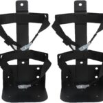 Heavy Duty Vehicle Bracket,Fire Extinguisher Brackets Mounts Fit 10lb Dry/5lb Co2 Extinguisher-for Home,School,Garage,Vehicle,Boat, Car, RV, Truck (Black, 10lb 2pcs)