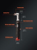 SPTA Cordless Mini Car Polisher, 12V Micro Cordless Scratches Killer Car Polisher RO/DA Mini Car Polisher for polishing, Sanding and Cleaning - Image 3