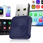 Carlinkit Wireless CarPlay Adapter 2026 MINI - for iPhone & Android Phone, Converts OEM Wired CarPlay to Wireless CarPlay, Converts OEM Wired Android Auto to Wireless Android Auto.