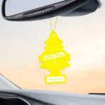 LITTLE TREES Car Air Freshener | Hanging Paper Tree for Home or Car | Vanillaroma | Pack of 6 - Image 4