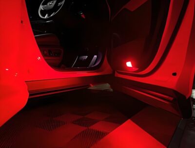 iJDMTOY Full LED Side Door Courtesy Light Assy Compatible With Lexus IS ES GS LS RX GX LX; Compatible With Toyota Avalon Sienna Venza Camry Prius 4Runner, Powered by 18-SMD Red LED - Image 5