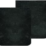 Buyers Products Heavy-Duty Rubber Semi-Truck Mud Flaps - Pair, 18in.W x 20in.L, Model Number B1820LSP