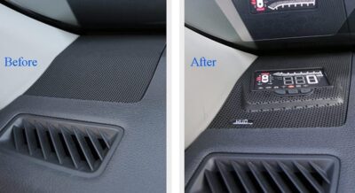 HIGH FLYING for Toyota RAV4 2019-2023 Car Accessories Head Up Display HUD Electronic Digital Device ABS Black A Set (Not fit Prime Version) - Image 3