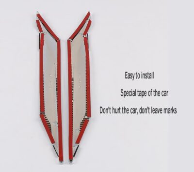 Car Accessories Fit For Toyota RAV4 2019 2020 2021 2022 2023 2024 2025 Front Head Light Lamp Eyelids Garnish Side Fender Cover Trim Chrome ABS 2 PCS - Image 6