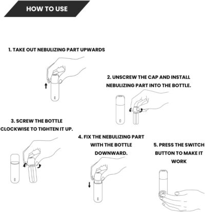 Car Perfume Diffuser, (UPGADED) Air freshener, Waterless Diffuser, Smart Ultrasonic Air Freshener with 6 Premium Fragrances, Automatic (On/Off), Car Gift for Men and Women (Black) - Image 7