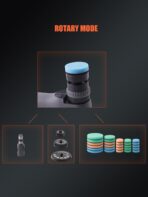 Cordless Mini Polisher, SPTA 12V Cordless Polisher for Detailed Polishing, Cordless Car Buffer Polisher, RO&DA Buffer Polisher with Mini Polishing Pads and Wool Pads for Polishing, Sanding, Cleaning - Image 6