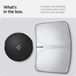Spigen Front Windshield Sunshade for All Tesla Model Y & 3 | Dual Layered Protection Car Accessories for Model Y Juniper and Model 3 Highland | Gift for Tesla Owner - Image 7