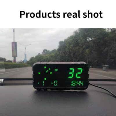 Heads Up Display for Car Digital GPS Speedometer kit MPH Odometer Automotive Compass for Dashboard HUD Fatigued Driving Alert Speeding Alarm for Trucks Golf cart All Vehicles (C3012) - Image 5