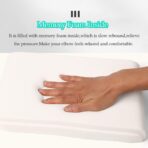 Upgraded Car Center Console Pad,Elbow Rest Pillow,PU Leather Armrest Cushion, Relieve Arm Fatigue,Great for Long-time Driving,Universal Car Armrest Seat Box Cover Protector for Most Vehicles - Image 3