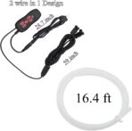 Interior Car Strip Lights, Goodream USB Music Sync Multicolor Multiple Modes LED Fiber Optic Light Ambient Neon Wire Lighting Kits for Sedan Truck SUV Accessories Center Console Dashboard - Image 7