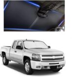 300T Thickened Sunshade for Car Windshield,Windshield Sun Shade for Blocking 99% Sunlight & Heat,Summer Cars Essentials Sun Cover for Car Windshields Fits Small Truck,SUV (XXL: 63x33 inch)