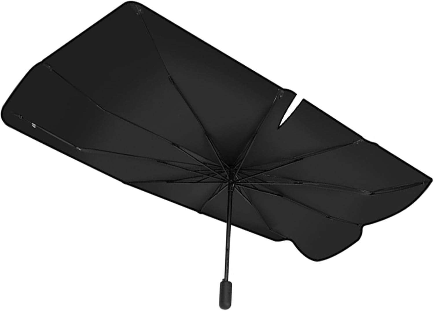 51mXs7xsZUL._AC_SL1500_.jpg Auto Front Windshield Sun Shade Umbrella, Windshield Sun Shade Umbrella for Car Vinyl Coating, Foldable Car Umbrella Sunshade with UV Block Protection (Opening Design) - Image 1