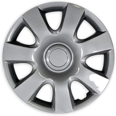 Upgrade Your Auto Set of Four 15' Silver Hubcap Wheel Covers for Toyota Camry 2002-2004 (Push-on) - Image 4