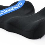 Benazcap Large Memory Foam Office Chair Cushion Seat Pad, Ergonomic Seat Cushion for Sciatica, Tailbone & Back Pain Relief, Car Seat Cushions for Driving