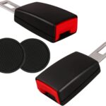 2PCS Car Seat Pads Shoulder,Black PVC Car Covers Extender Interior Accessories for A More Comfortable Automotive Driving