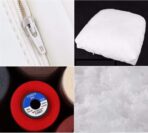 LUNDA Luxury Car Neck Pillow Car Travel Neck Rest Pillows Seat Cushion Support Napa Leather for Mercedes Benz S-Class headrest （Beige） - Image 4