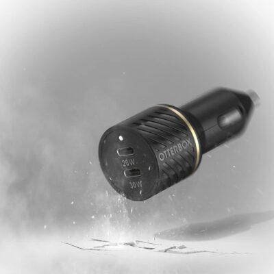 OtterBox Fast Charge USB-C Car Charger, 20 Watt + OtterBox USB C-Ligtning Cable, 1M - Cloud DUST - Image 5