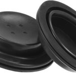 ACROPIX 2 Pcs Car Headlight Housing Dust Seal Cap, 65mm Universal for Aftermarket Headlamp Xenon Light LED Durable Rubber Black Car Parts