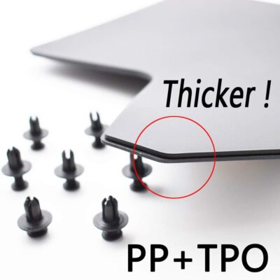 XUKEY Universal Mudflaps for Car Pickup SUV Van Truck Mud Flaps Splash Guards Mudguards Dirty Traps 2pcs - Set - Image 7