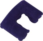 U Shaped Travel Pillow, Portable Lightweight Inflatable U Shape Neck Pillow Soft Headrest Air Cushion - Image 5