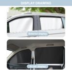 Magnetic Car Window Shade - Full Blackout for UV Block&Privacy Protection with Car Side Window Sun Shade- Universal SUV,Truck,Auto Privacy Shades (A-Side Window/4pcs) - Image 3