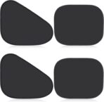 4PCS Car Window Shade Car Side Window Covers Automobile Sunshade Front and Rear Windows Sunshades