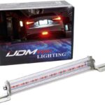 iJDMTOY Universal Fit Brilliant Red 24-SMD LED Light Bar Compatible With Car As Rear Fog Light or 3rd Brake Tail Lamp