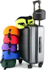 C CUSHION LAB Travel Pillow, Award-Winning Patented Ergonomic Design for Chin & Neck Support Memory Foam Neck Pillow, Compact Airplane Pillow for Traveling, Flight, Car (Spark, Large) - Image 9