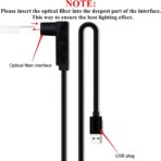 Interior Car Strip Lights, Goodream USB Music Sync Multicolor Multiple Modes LED Fiber Optic Light Ambient Neon Wire Lighting Kits for Sedan Truck SUV Accessories Center Console Dashboard - Image 2