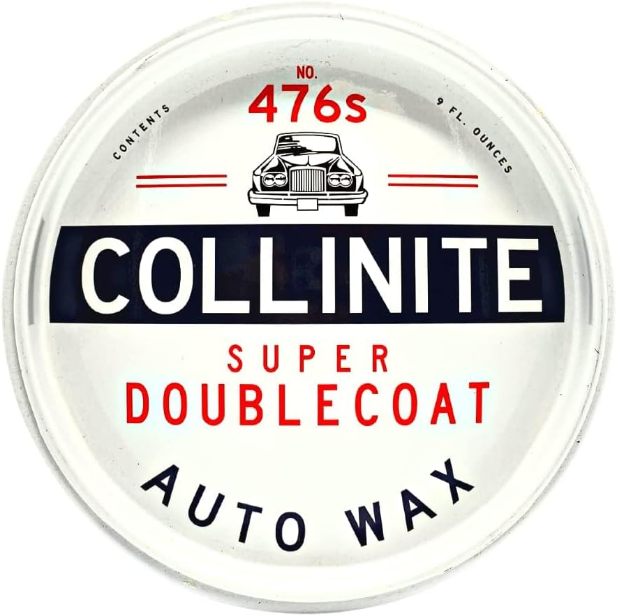 51rr9iSWbML._AC_SL1000_.jpg Collinite 476 Super Doublecoat Wax-Carnauba + Polymer Sealant - High Gloss Shine + Ultra Durable Hydrophobic Beading & Long-Lasting Paint Protection for Cars, Trucks, and Motorcycles (9 fl oz) - Image 1