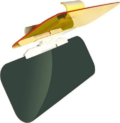 Day/Night Polarized Sun Visor Extender for Car/Trucks, Anti-Glare UV Protection Clip-On Shield, Shatterproof Optical Acrylic/Heat Reducer/Universal Adhesive-Free Sun Visor for Car Windshield - Image 9