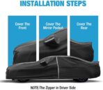 Waterproof Car Cover Compatible for Chevy Camaro 2010-2024 All Weather 6 Layers Full Car Cover with Storage Bag - Image 6