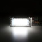 LED Footwell Under Door Glove Box Interior Trunk Lights Compatible with VW Golf MK7 GTI Jetta MK5 MK6, OEM Replacement Error Free - 2PCS (White) - Image 4