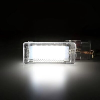 LED Footwell Under Door Glove Box Interior Trunk Lights Compatible with VW Golf MK7 GTI Jetta MK5 MK6, OEM Replacement Error Free - 2PCS (White) - Image 4