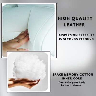 Car Headrest Neck Pillow Support Memory Foam Ergonomic Design Accessory for Driving Seat Fatigue Relief Compatible with Model S X 3 Y & Cybertruck - 1 Piece - Image 6