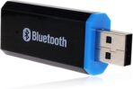 USB Bluetooth Car Adapter,Wireless Audio Adapter Music Receiver for Home,Car Stereo Sound System,Portable Speskers (Aux in) with 3.5mm Cable(Yet-M1)