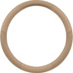 Motor Trend Perforated Microfiber Leather Steering Wheel Cover for Cars Trucks SUVs Vans, Sporty Racing Improved Grip Anti-Fatigue Ergonomic Design, Airbag Compatible - Fits Standard 15" Inch - Beige