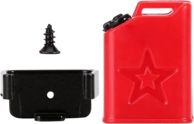 INJORA RC 1/24 Crawler Car Decoration Fire Extinguisher/Fuel Tank/Shovel/Oil Drum for 1/18 TRX4M Axial AX24 SCX24 C10 JLU Gladiator Bronco Deadbolt Upgrade,4pcs - Image 4