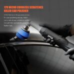 SPTA Cordless Mini Car Polisher, 12V Micro Cordless Scratches Killer Car Polisher RO/DA Mini Car Polisher for polishing, Sanding and Cleaning - Image 9