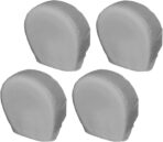 Explore Land Tire Covers 4 Pack - Tough Wheel Protector for Truck, SUV, Trailer, Camper, RV Universal Fits Tire Diameters 26-28.75 inches, Charcoal