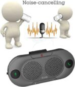 Besign BK06 Bluetooth 5.0 in Car Speakerphone with Visor Clip, Wireless Car Kit for Handsfree Talking, Motion Auto On, Siri Google Assistant Support, Dual 2W Speakers - Image 8