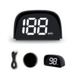 P20 New Car Speedometer GPS Hud Head Up Display, MPH Digital Speed Meter Gauge for Cars Trucks Motorcycle Bike ATV SUV Pick-up Scooter Golf Cart Bus Boat