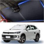 300T Thickened Sunshade for Car Windshield,Windshield Sun Shade for Blocking 99% Sunlight & Heat,Summer Car Essentials Sun Cover for Car Windshield Fits,Truck,SUV (XL: 59x31.5 inch)