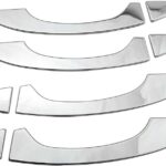 Compatible for Audi A6 C7 2012 2018 Accessories Exterior Door Handle Cover Trim Auto Chrome Garnish Refit Stainless Steel Sticker