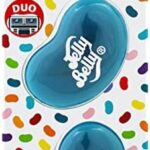 California Scents Jelly Belly Blueberry Mini Vent 3D Gel Duo Pack Air Freshener Car Fragrance, Green